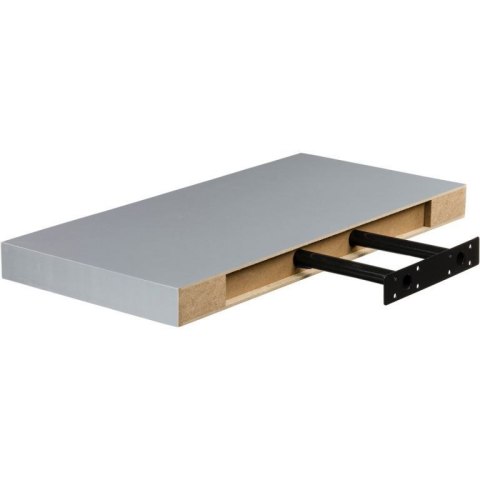 Półka ścienna Stilista Volato, 80 cm, srebrna
