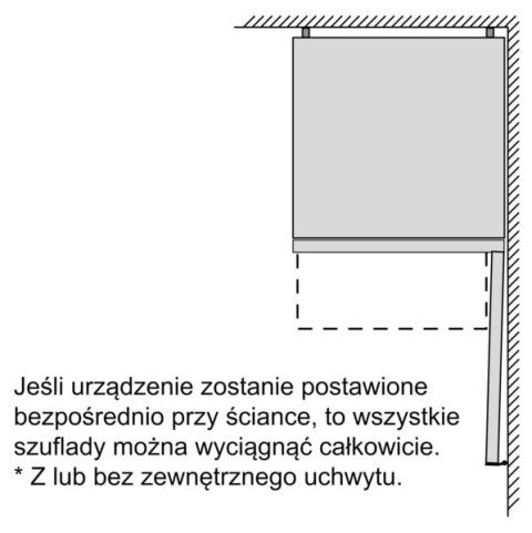 Chłodziarko-zamrażarka BOSCH KGN39VIEB