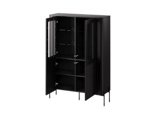 Witryna VERA 110x40x160 czarny mat