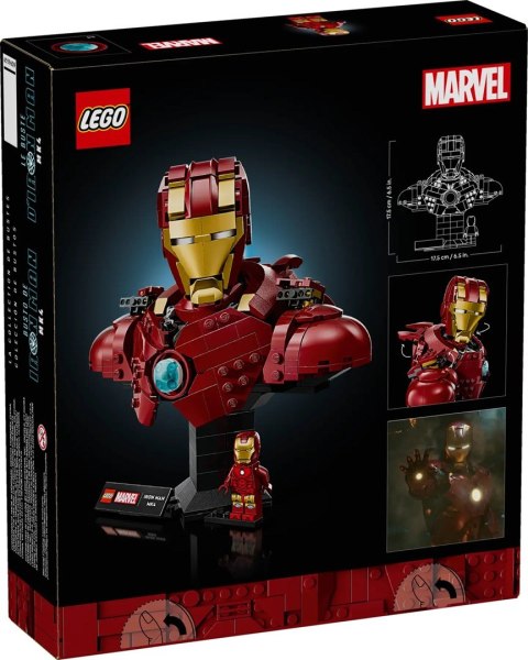 LEGO Marvel 76327 Popiersie Iron Mana MK4