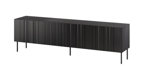 Szafka RTV ISLA 200x40x60 czarny mat