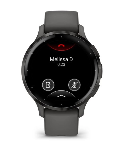 Zegarek sportowy Garmin Venu 3S Pebble Grey AMOLED 41mm Szary