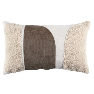 Poduszka 30x50cm sztruks, boucle beżowa