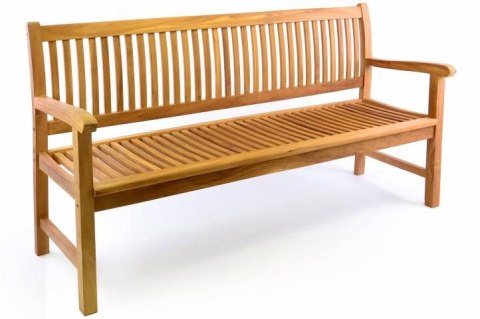 Ławka ogrodowa 3-osobowa 180 cm drewniana