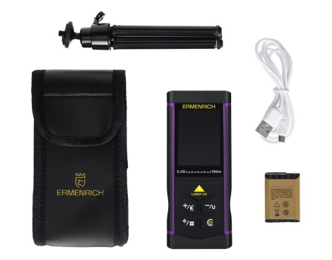 Miernik laserowy Ermenrich PRO LR100, z kamerą