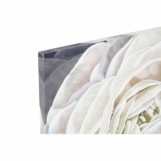 Płótno DKD Home Decor Płótno Drewno MDF 80 x 3 x 80 cm Kwiat