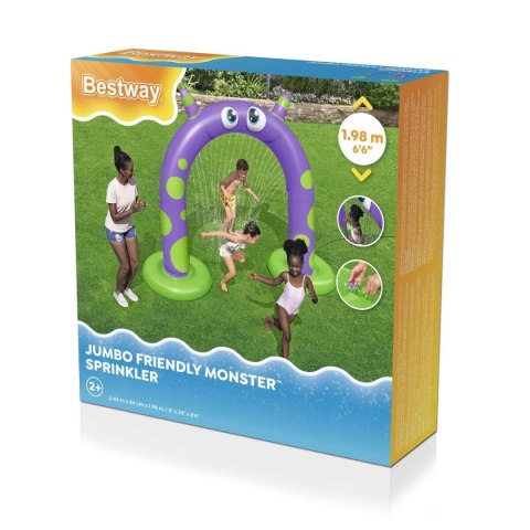 Bestway Jumbo Inflatable Sprinkler Monster 244x84x198 cm +2 Lata 52640