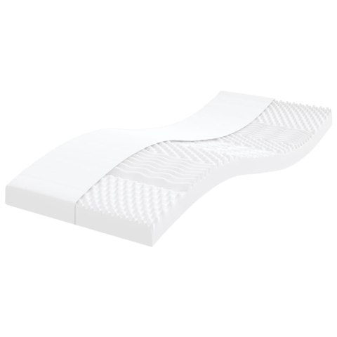 Sofa rozsuwana z materacami, jasnoszara, 100x200 cm, aksamit