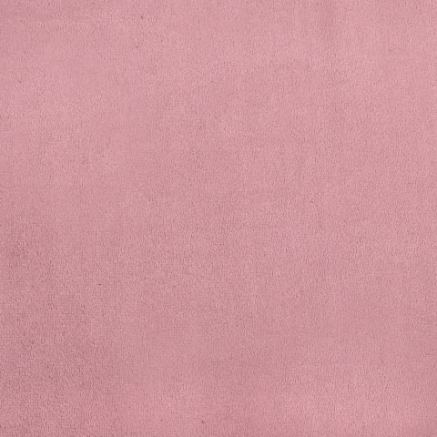 Sofa z materacem do spania, różowa, 90x200 cm, aksamit