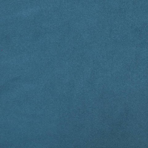 3-osobowa sofa z poduszkami, niebieska, 180 cm, aksamit