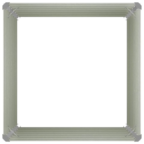Donica do podniesionej grządki, brązowa, 100x100x77 cm, stal