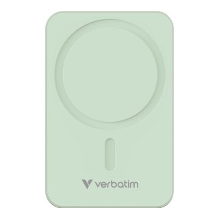Powerbank Verbatim Charge 'n' Go Essentials Magnetic Wireless 20000mAh USB-C PD 3.0 Green