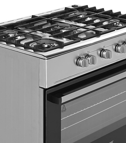 Kuchnia gazowo elektryczna Ravanson KWGE-K90A Cheff (inox)