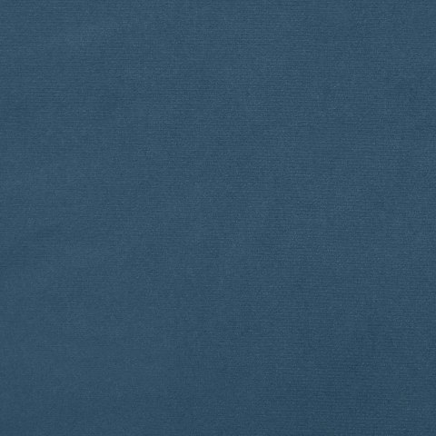 Łóżko kontynentalne z materacem i LED, granatowe, 120x190 cm
