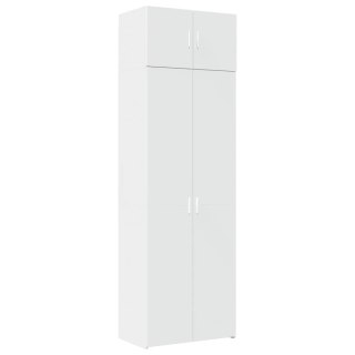 Szafka, biała, 70x42,5x225 cm, materiał drewnopochodny