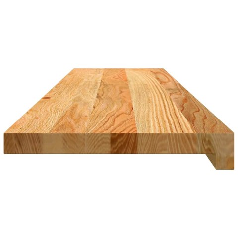 Stopnie schodowe, 12 szt. brązowe 100x30x2cm lite drewno dębowe