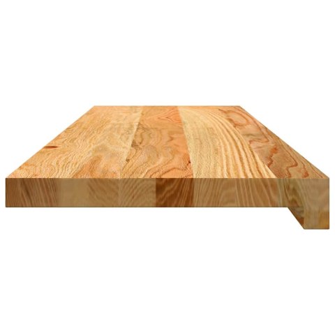 Stopnie schodowe, 12 szt. brązowe 80x30x2cm lite drewno dębowe