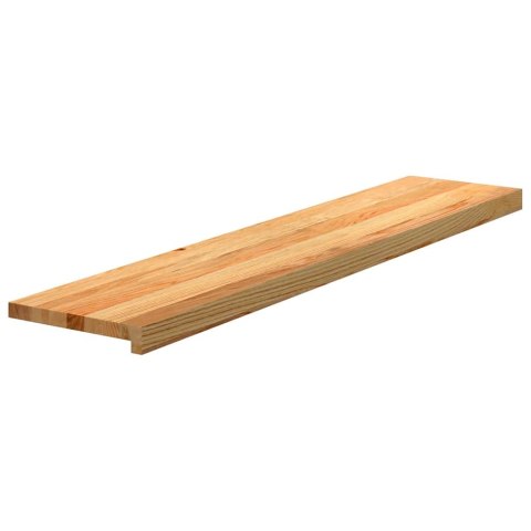 Stopnie schodowe, 16 szt. brązowe 120x30x2cm lite drewno dębowe