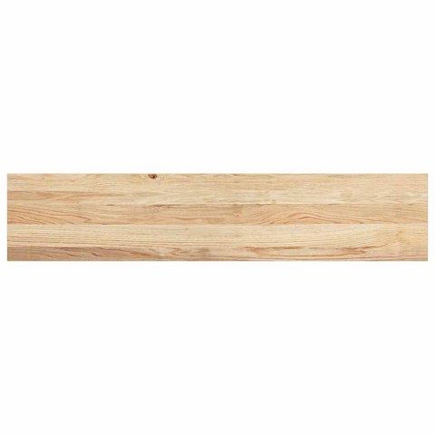 Stopnie schodowe, 16 szt. surowe 120x25x2cm lite drewno dębowe