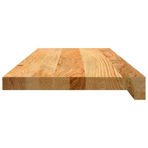Stopnie schodowe, 20 szt. brązowe 70x30x2cm lite drewno dębowe