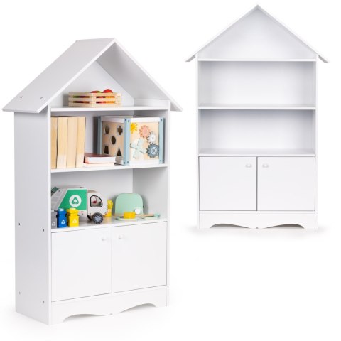 Regał szafka domek na zabawki dla dzieci biblioteczka ECOTOYS