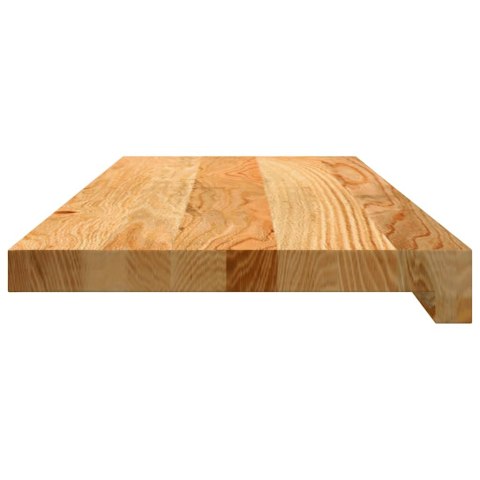 Stopnie schodowe, 8 szt. brązowe 70x25x2cm lite drewno dębowe