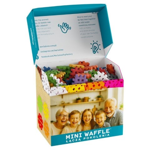 MARIOINEX Klocki Mini Waffle Zestaw Seniora, 200 elementów