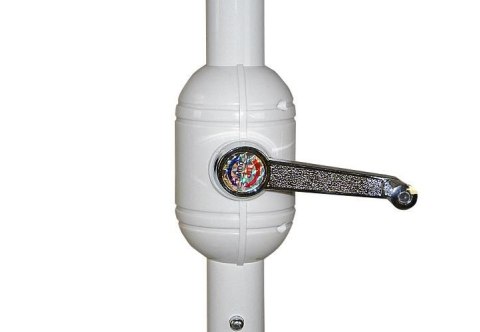 Parasol ogrodowy prostokątny niebieski 2 x 3 m