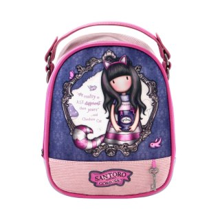 Plecak Gorjuss Cheshire cat Różowy Mini Fioletowy (18,8 x 22 x 10,2 cm)