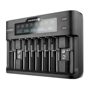 Ładowarka do akumulatorków cylindrycznych Li-ion oraz Ni-MH everActive UC-800