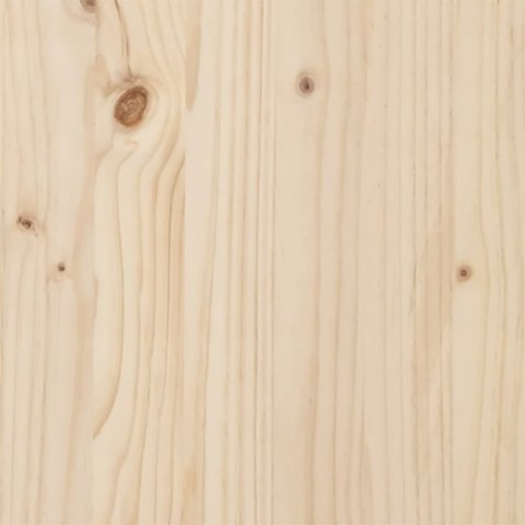 Rama łóżka z wezgłowiem, bez materaca, 180x200 cm, sosnowa