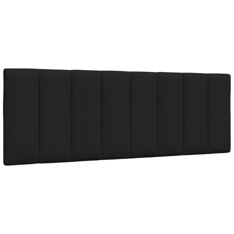 Łóżko z materacem, Hanko, czarne, 120x200 cm, obite tkaniną