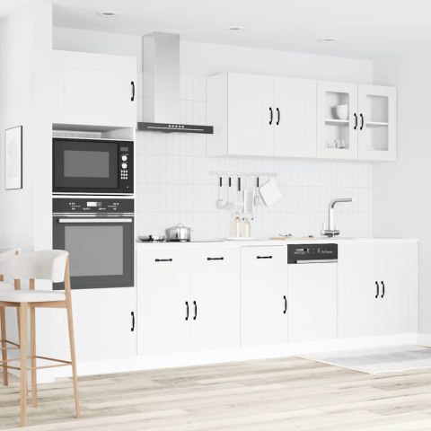Zestaw szafek kuchennych, Kalmar, 7-częściowy, biała