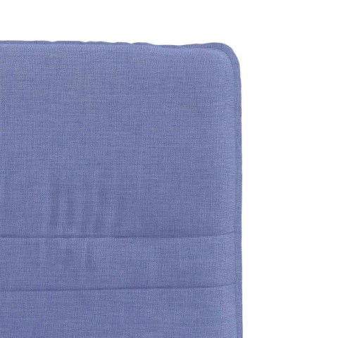 Krzesła do jadalni 6 szt. Jeans Niebieski Tkanina