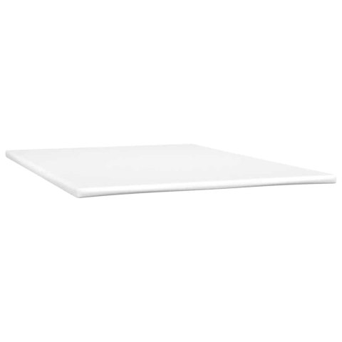 Łóżko kontynentalne z materacem i LED, jasnoszare, 160x220cm, aksamit