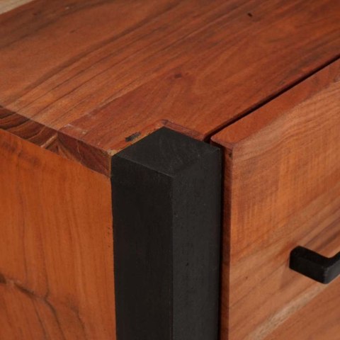 Bufet 3 pcs Brązowy 110 x 30 x 75 cm Lite drewno akacjowe