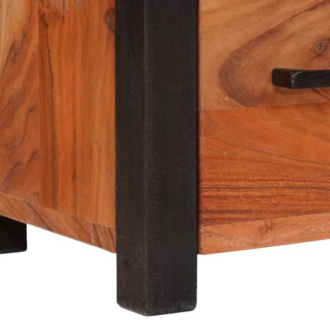 Bufet 3 pcs Brązowy 110 x 30 x 75 cm Lite drewno akacjowe