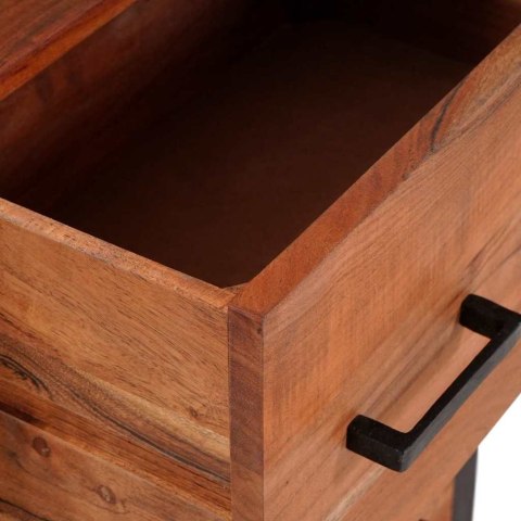 Bufet 3 pcs Brązowy 55 x 30 x 75 cm Lite drewno akacjowe