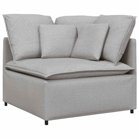 Sofa modułowa z poduszkami Tkanina Cloud Grey