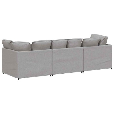 Sofa modułowa z poduszkami Tkanina Cloud Grey