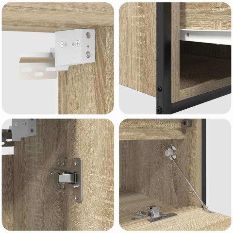 Zestaw mebli łazienkowych 5 pcs Beżowy 76.5 x 35 x 95 cm