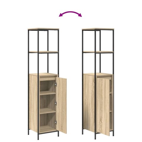 Zestaw mebli łazienkowych 5 pcs Beżowy 76.5 x 35 x 95 cm