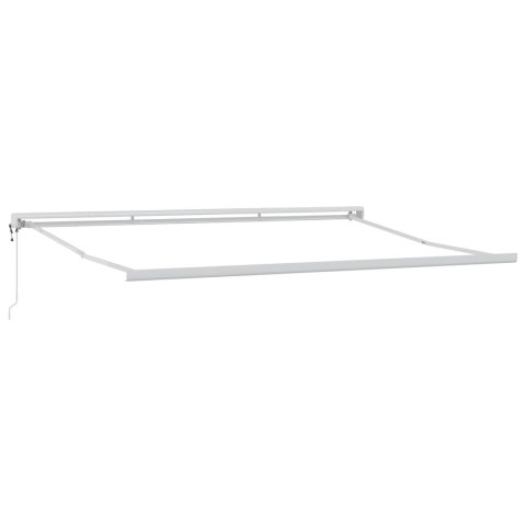 Markiza zwijana Czerwony 400 ×300 cm Tkanina i Metal