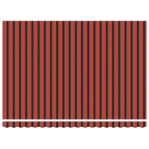Markiza zwijana Pomarańczowy i brązowy 450 ×300 cm