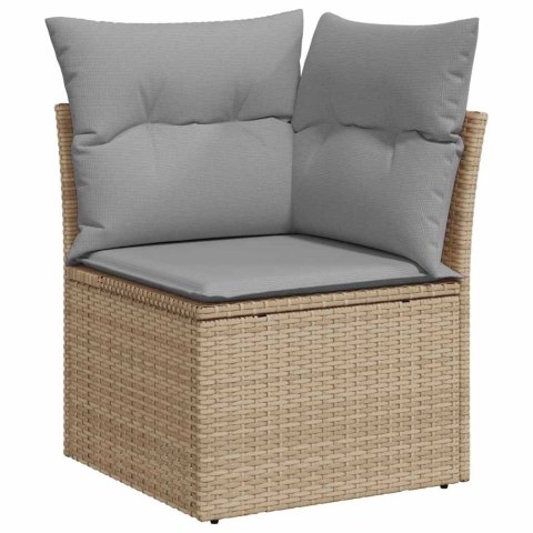 Zestaw Sof 8 pcs Beżowy polirattan