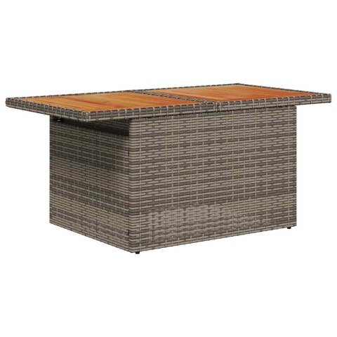 Zestaw Sof na Ogród z poduszką 9 pcs Szary
