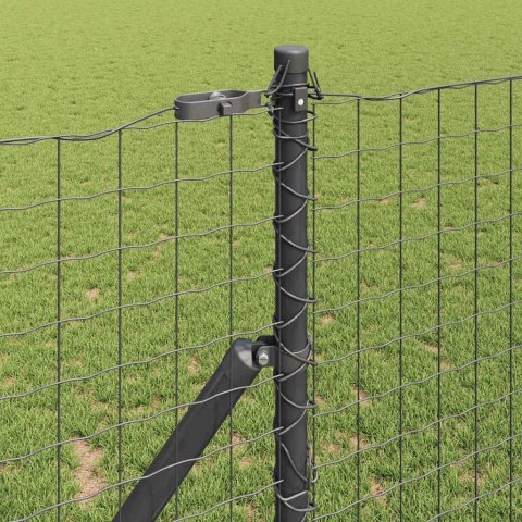 Słupek ogrodzeniowy. Inny 52 pcs Szary 3,2 x 3,2 x 170 cm Stal