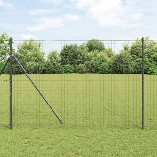Słupek ogrodzeniowy. Inny 52 pcs Szary 3,2 x 3,2 x 210 cm Stal