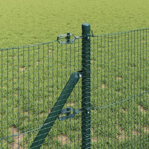Ogrodzenie z słupkami Zielony 0.6 x 100 m Stal