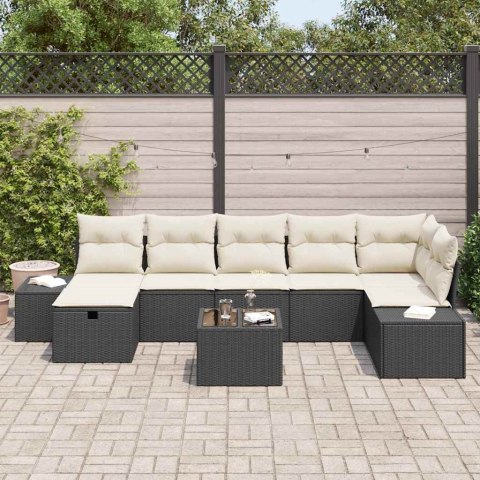 Zestaw Sof z poduszką 8 pcs polirattan